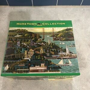 Sausalito Ferry CA Hometown Collection Puzzle Heronim 1000 pc GOLDEN GATE